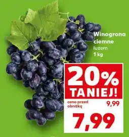Kaufland Winogrona ciemne, luzem 1 kg oferta