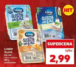 Kaufland LISNER Śledzik na raz oferta