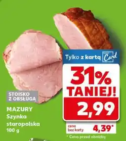 Kaufland MAZURY Szynka staropolska 100 g oferta