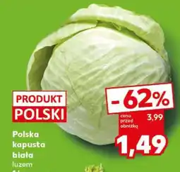 Kaufland Polska kapusta biała, luzem oferta