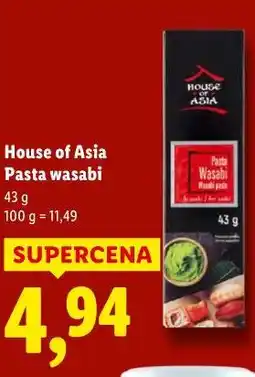 Lidl House of Asia Pasta wasabi oferta