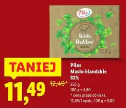 Lidl Pilos Masło irlandzkie 82% oferta