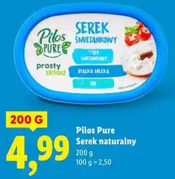 Lidl Pilos Pure Serek naturalny oferta