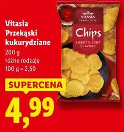Lidl Vitasia Przekąski kukurydziane oferta