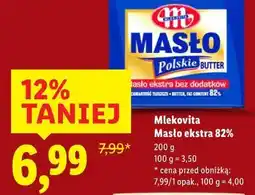 Lidl Mlekovita Masło ekstra 82% oferta