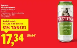 Lidl Piwo Kasztelan Niepasteryzowane oferta