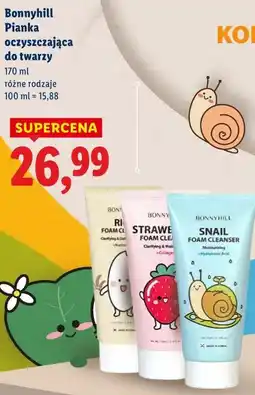 Lidl Bonnyhill Pianka oczyszczająca do twarzy oferta