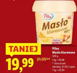 Lidl Pilos Masło klarowane oferta