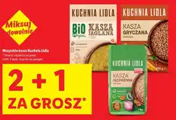 Lidl Kuchnia Lidla - Kasze (Jaglana, Gryczana, Jęczmienna) oferta