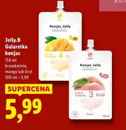 Lidl Jelly.B Galaretka konjac (brzoskwinia, mango lub liczi) oferta