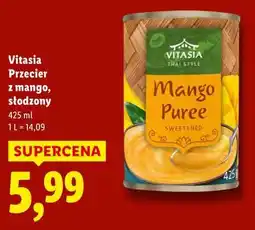 Lidl Vitasia Przecier z mango, słodzony oferta