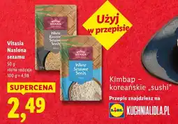 Lidl Vitasia Nasiona sezamu oferta