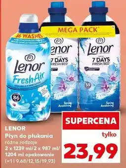 Kaufland LENOR Płyn do płukania różne rodzaje 2 x 1235 ml / 2 x 987 ml oferta