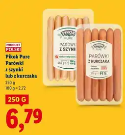 Lidl Pikok Pure Parówki z kurczaka oferta
