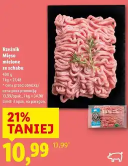 Lidl Rzeźnik Mięso mielone ze schabu oferta
