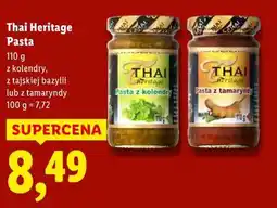 Lidl Thai Heritage Pasta (z kolendry, z tajskiej bazylii lub z tamaryndy) oferta