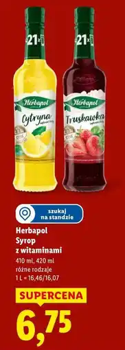 Lidl Herbapol Syrop z witaminami (Cytryna, Truskawka) oferta