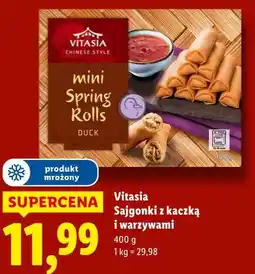 Lidl Vitasia Sajgonki z kaczką i warzywami oferta