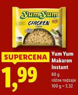Lidl Yum Yum Makaron instant oferta