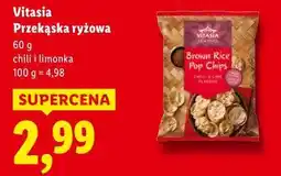 Lidl Vitasia Przekąska ryżowa chili i limonka oferta