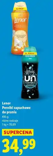 Lidl Lenor Perełki zapachowe do prania oferta