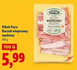 Lidl Pikok Pure Boczek wieprzowy wędzony oferta