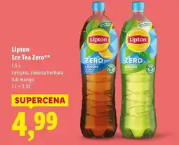 Lidl Lipton Ice Tea Zero oferta