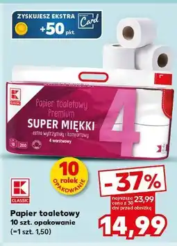 Kaufland Papier toaletowy K-Classic 4-warstwowy oferta