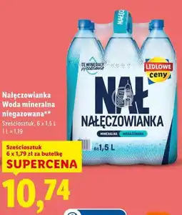 Lidl Nałęczowianka Woda mineralna niegazowana (6 x 1,5L) oferta