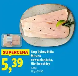 Lidl Targ Rybny Lidla Miruna nowozelandzka, filet bez skóry oferta