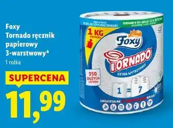 Lidl Foxy Tornado ręcznik papierowy 3-warstwowy oferta