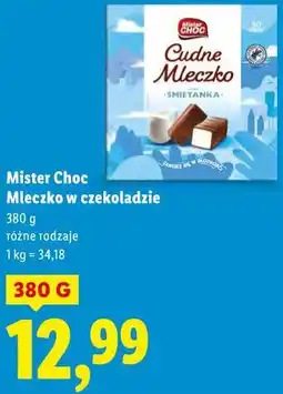 Lidl Mister Choc Mleczko w czekoladzie oferta