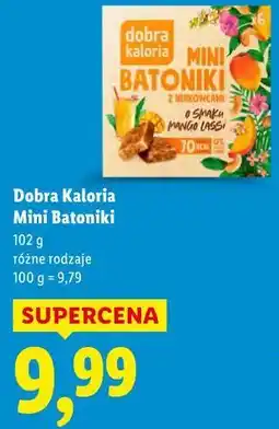 Lidl Dobra Kaloria Mini Batoniki oferta