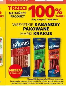 Kaufland Krakus Pakowane kabanosy oferta