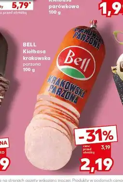 Kaufland Bell Kiełbasa krakowska parzona oferta