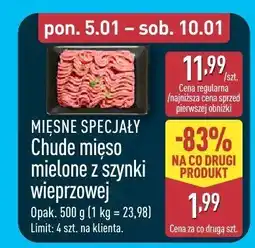 ALDI Mięso mielone z szynki wieprzowej chude oferta