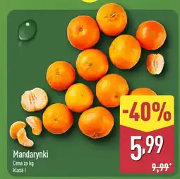 ALDI Mandarynki oferta