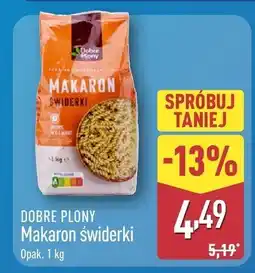 ALDI Makaron świderki Dobre Płony oferta