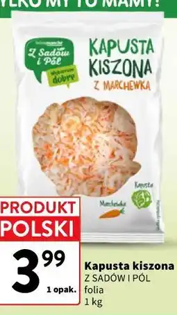 Intermarche Kapusta kiszona Z SADÓW I PÓL folia oferta