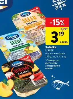 Intermarche Sałatka LISNER wybrane rodzaje oferta