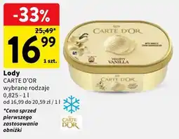 Intermarche Lody CARTE D’OR oferta