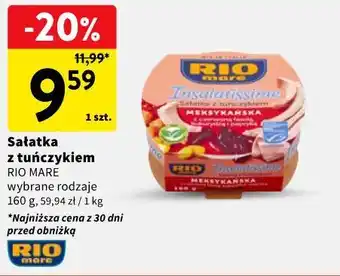 Intermarche Sałatka z tuńczykiem RIO MARE oferta
