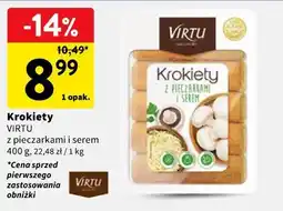 Intermarche Krokiety VIRTU z pieczarkami i serem oferta