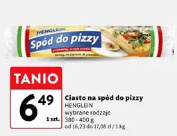 Intermarche Ciasto na spód do pizzy HENGLEIN oferta