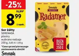 Intermarche Ser żółty Serenada plastry Radamer oferta