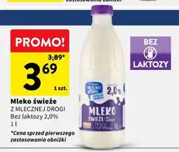 Intermarche Mleko świeże Z Mlecznej Drogi, bez laktozy 2,0% oferta