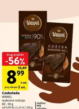 Intermarche Czekolada WAWEL (80-90 g) oferta
