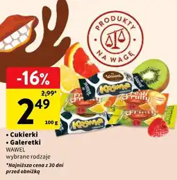 Intermarche Cukierki / Galaretki WAWEL (100 g) oferta