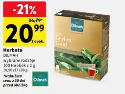 Intermarche Herbata DILMAH Ceylon Gold oferta