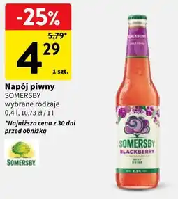 Intermarche Somersby wybrane rodzaje oferta